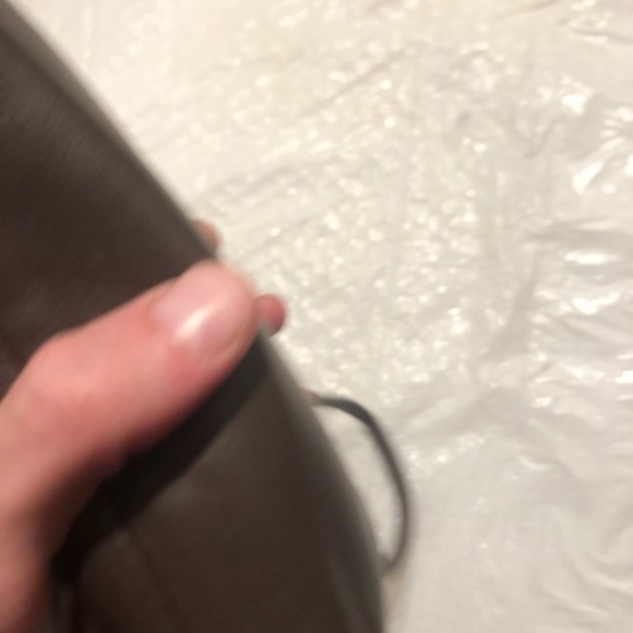 Coach Ashley brown leather wristlet